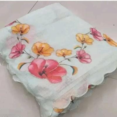 RADHIA - Soft Lichi Silk Saree with Blouse
