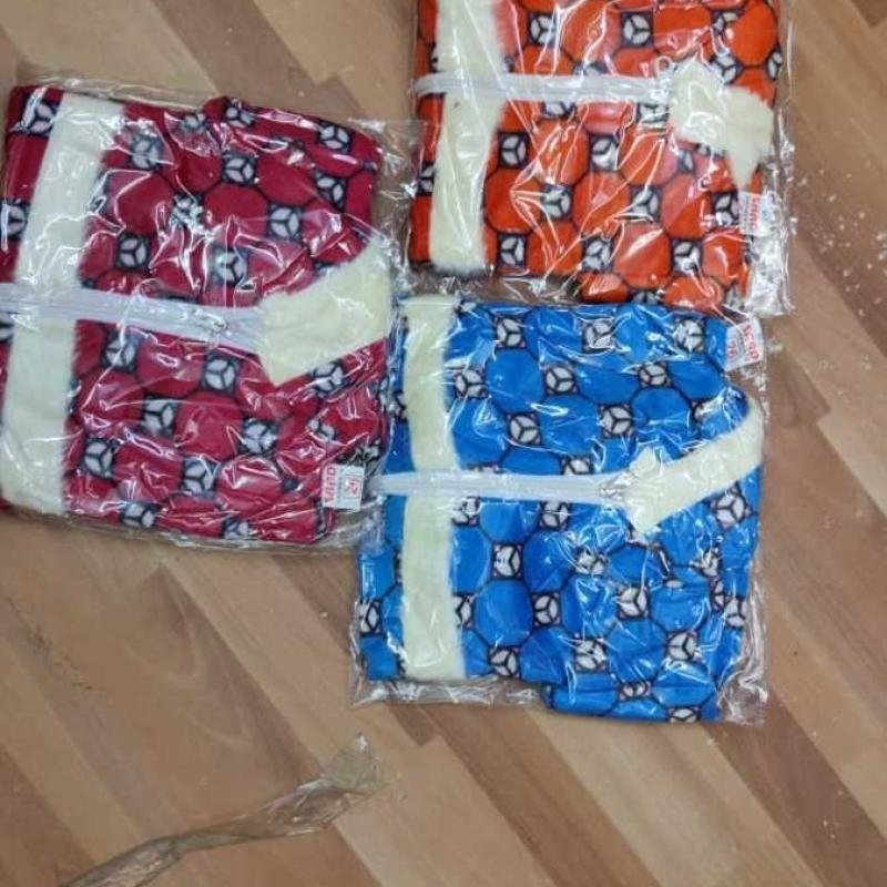 Velvet Printed Kid's Woolen Suit Set