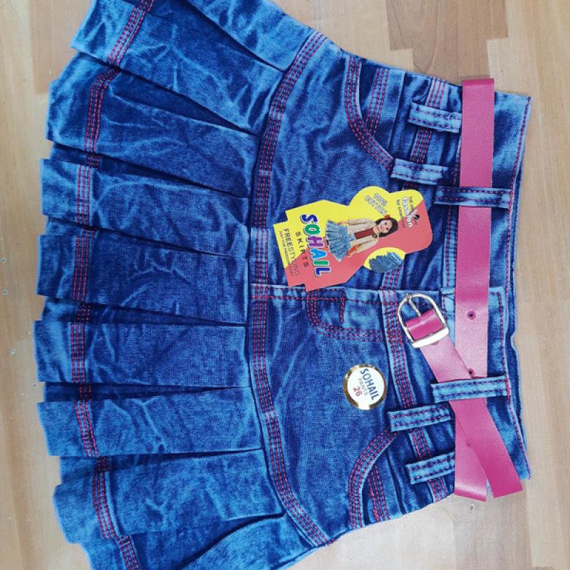 Aaron - Girls Denim Skirts