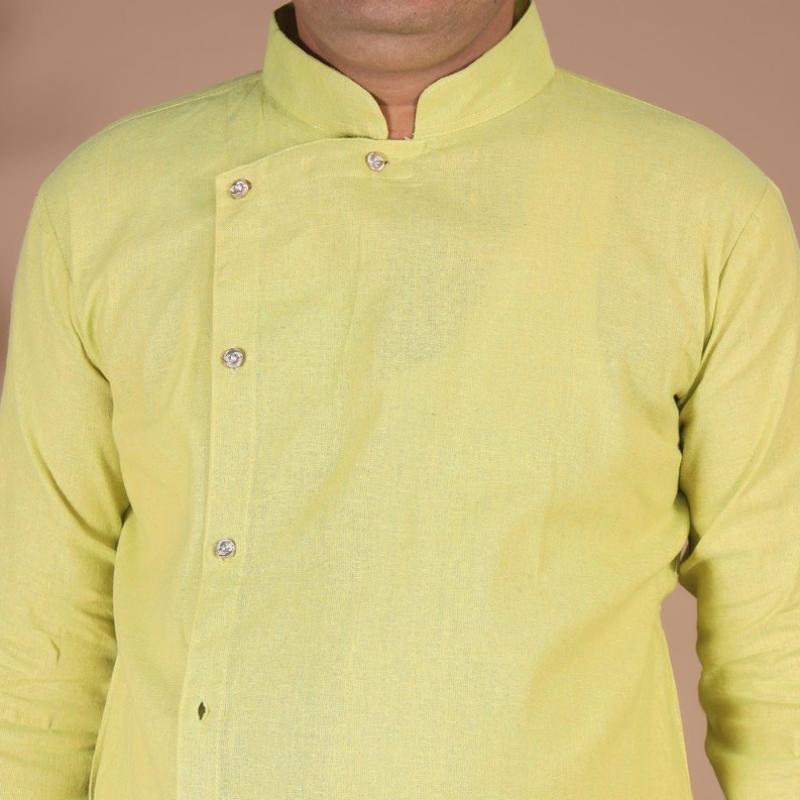 Riddhi - Cotton Solid Men's Designer Kurta