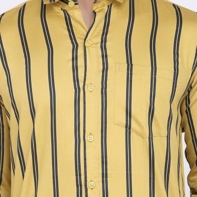 Radha - Cotton Full Sleeve Stripes Men's Shirt
