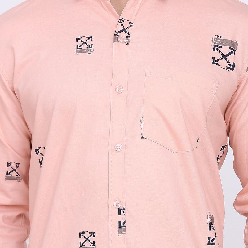 Radha - Cotton Full Sleeve Digital Printed Men's Shirt