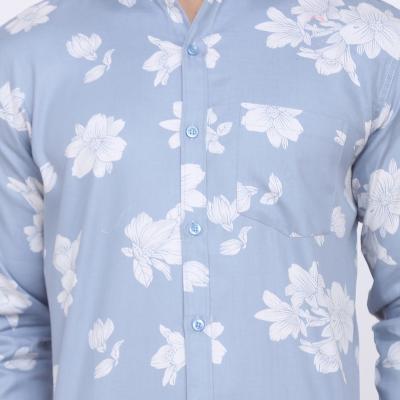 Radha - Cotton Full Sleeve Floral Printed Men's Shirt