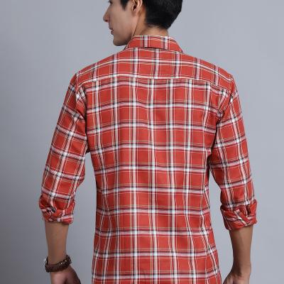 Radha - Casual Stylish Cotton Blend Cheakered Shirt For Men