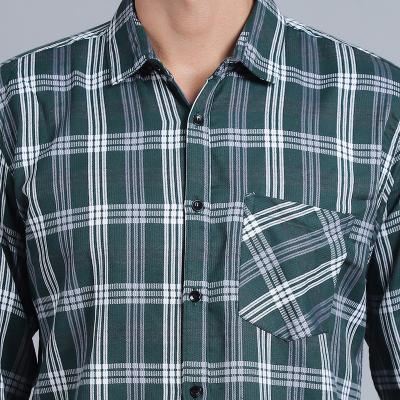 Radha - Casual Stylish Cotton Blend Cheakered Shirt For Men
