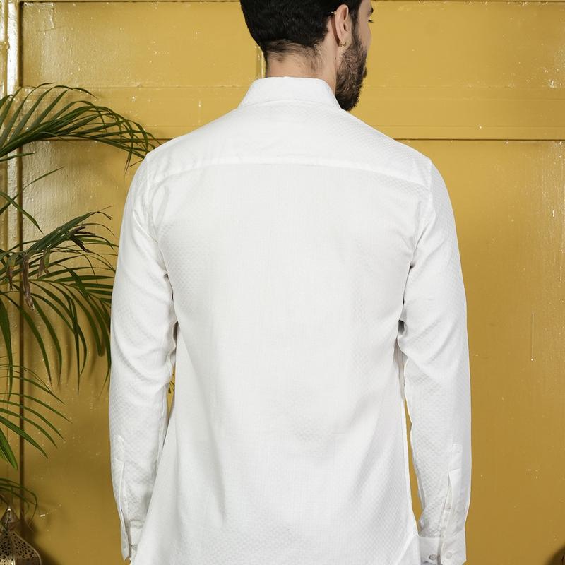 Radha - Casual Stylish Cotton Blend Cheakered Shirt For Men