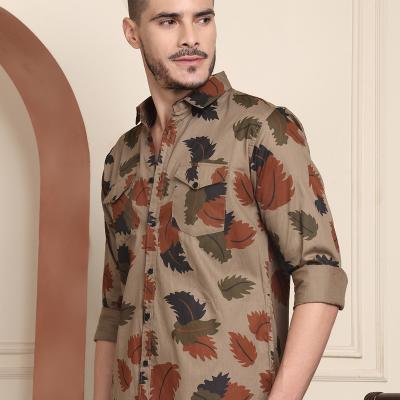 Radha - Cotton Floral Print Shirt for Men