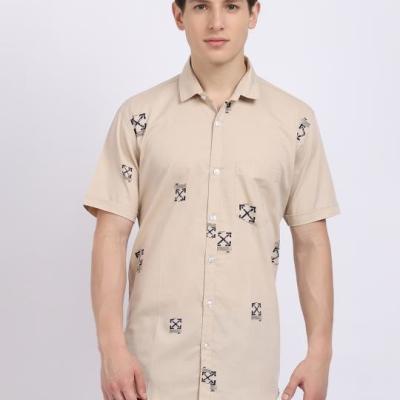 Radha - Cotton Printed Mens Shirt