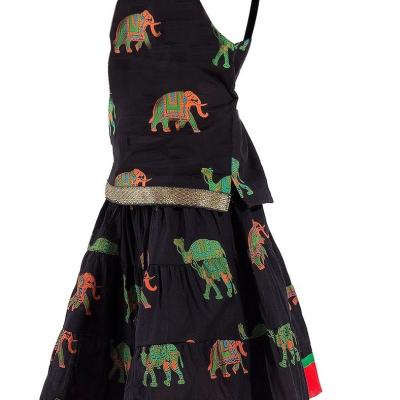 Moni - Cotton Printed Lehenga Choli