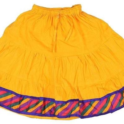 Moni - Cotton Plain Lehenga Choli