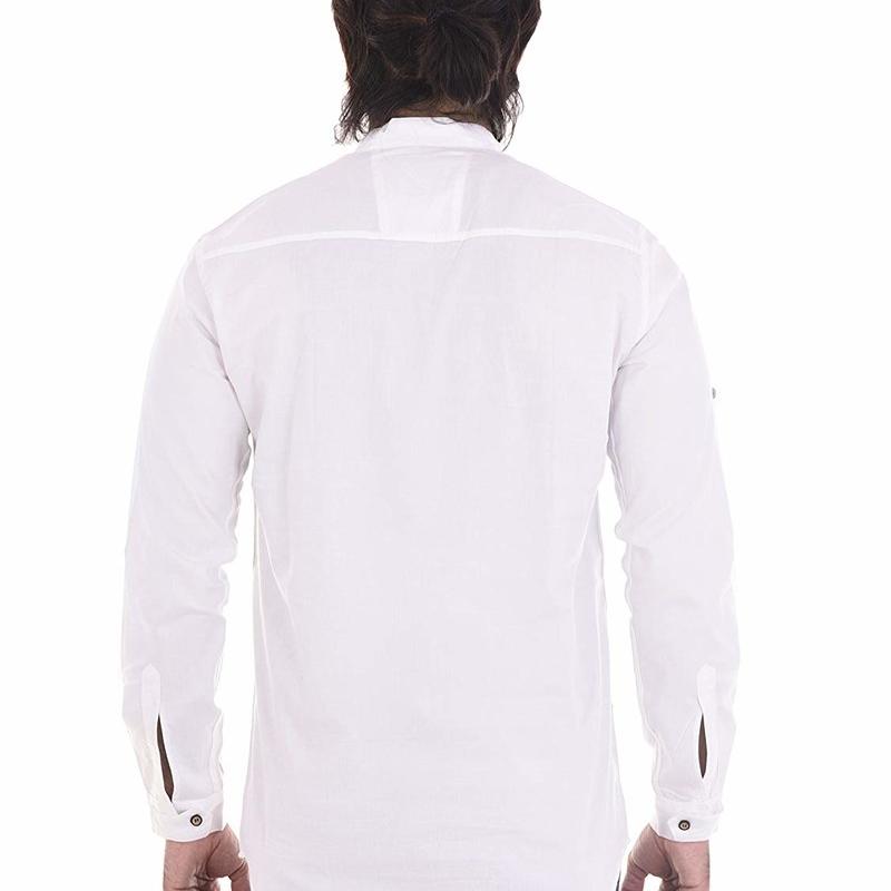 Moni - Cotton Solid Men's Short Kurta