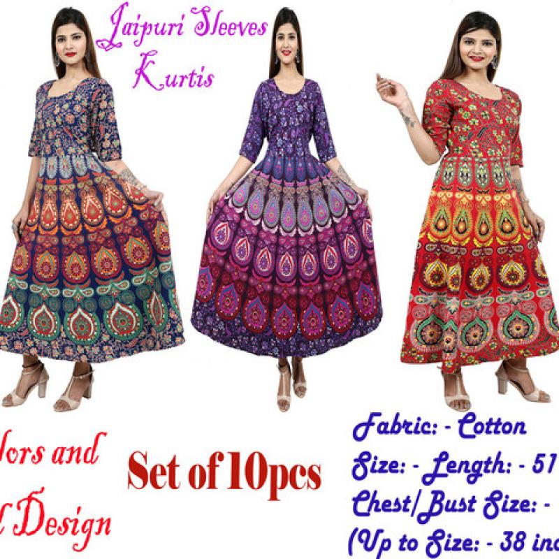 JRS - Cotton Printed Dress