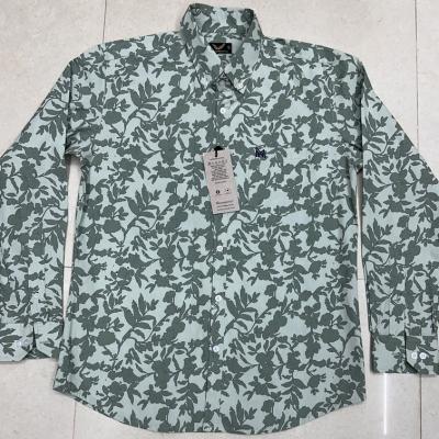 Radha - Casual Cotton Blend Floral Print Men's Shirt