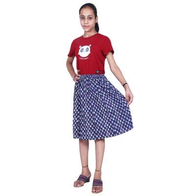 Shilu - Cotton Printed Girls Skirt