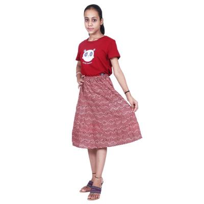 Shilu - Cotton Printed Girls Skirt