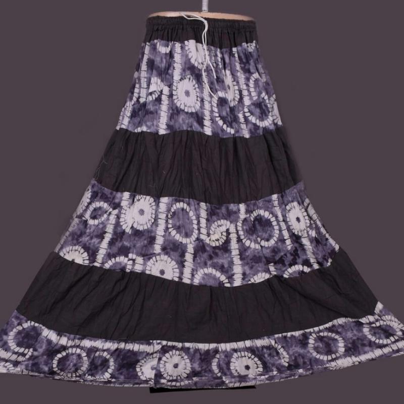 Shilu - Womens Cotton Printed Skirt
