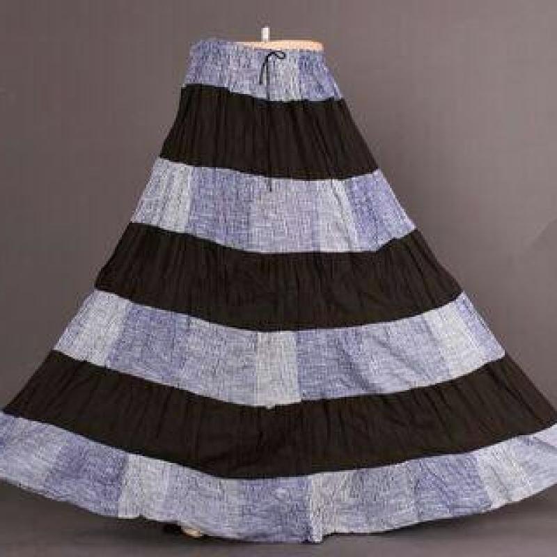 Shilu - Womens Cotton Printed Skirt