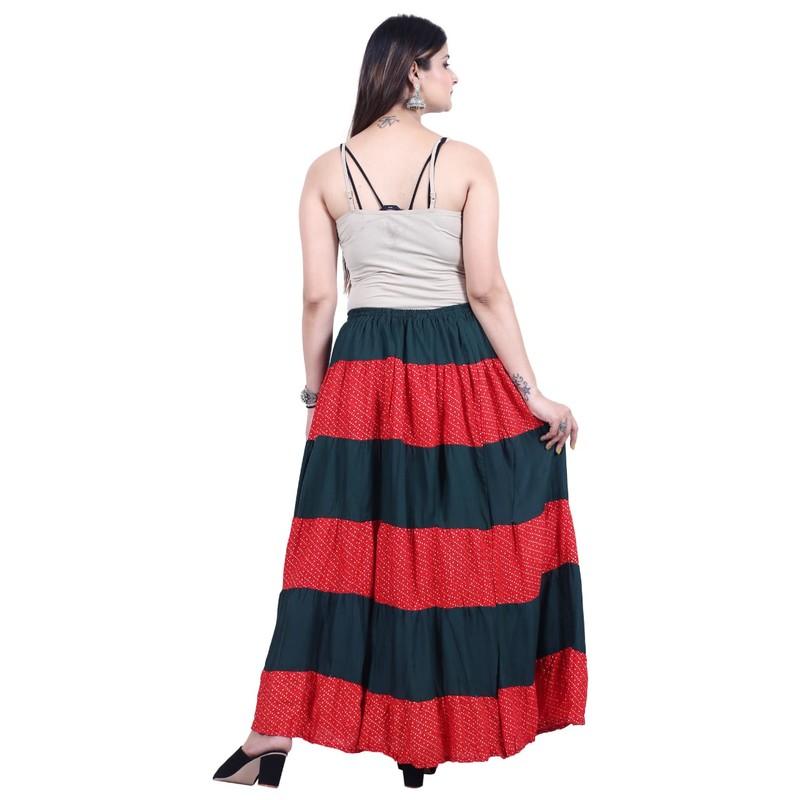 Shilu - Cotton Printed Long Skirt