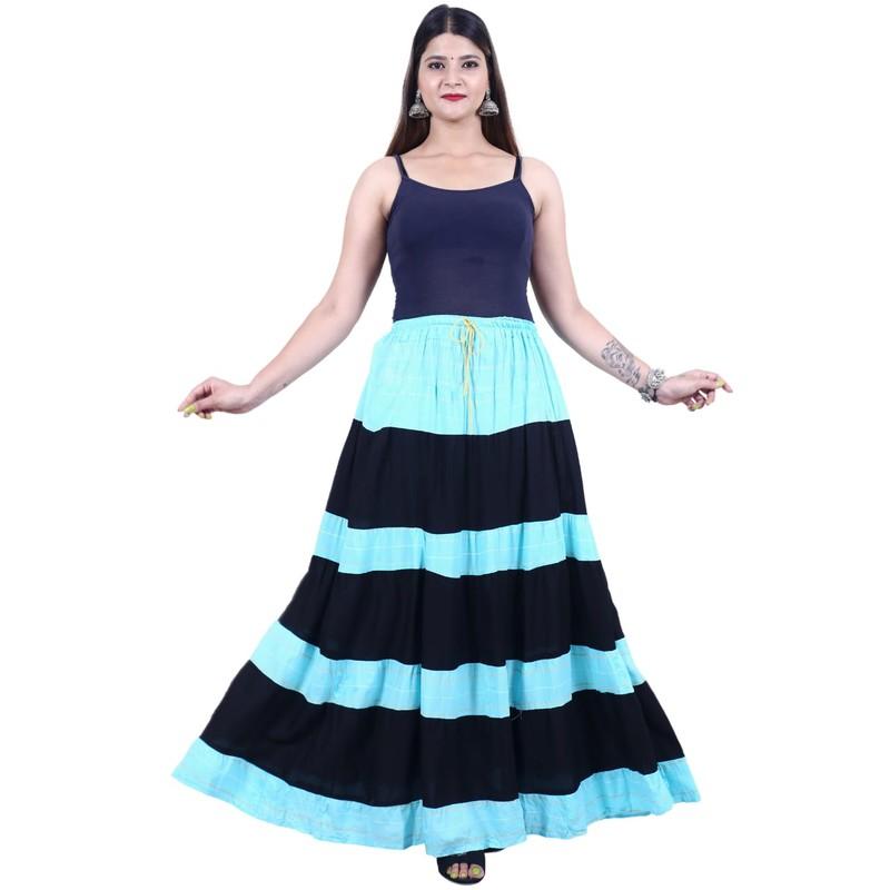 Shilu - Cotton Printed Long Skirt