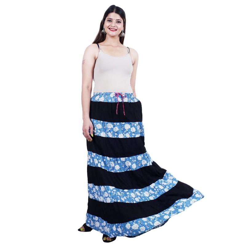 Shilu - Cotton Printed Long Skirt