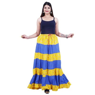 Shilu - Cotton Printed Long Skirt