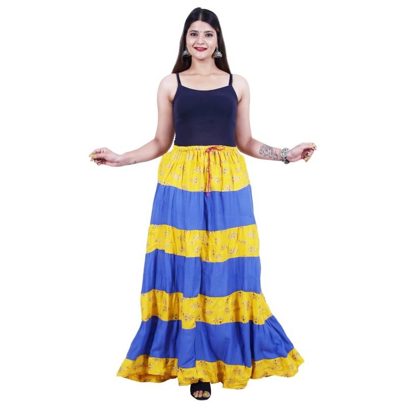 Shilu - Cotton Printed Long Skirt